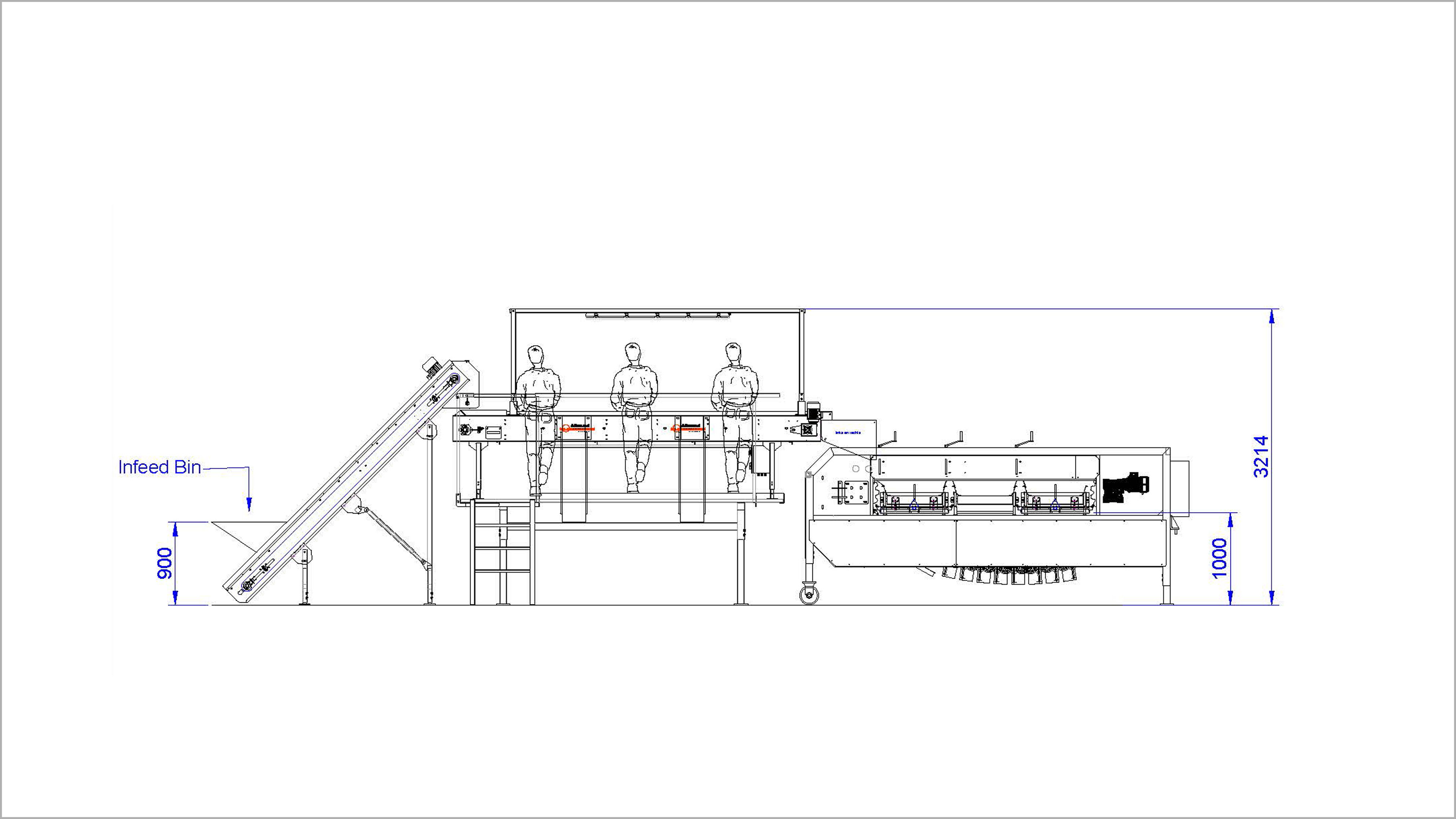 2d radial grading line r120 side view