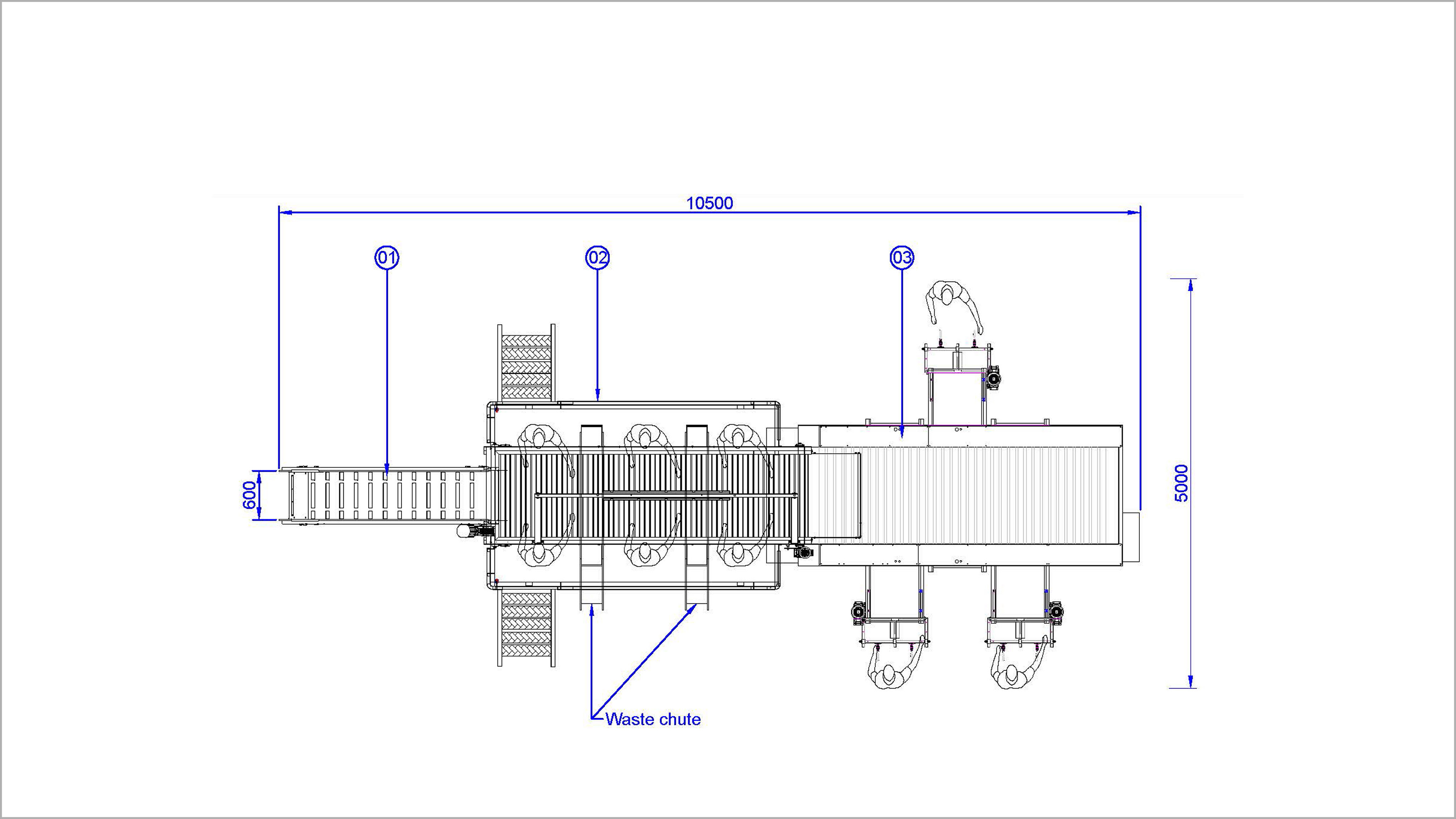 2d radial grading line r120 top view